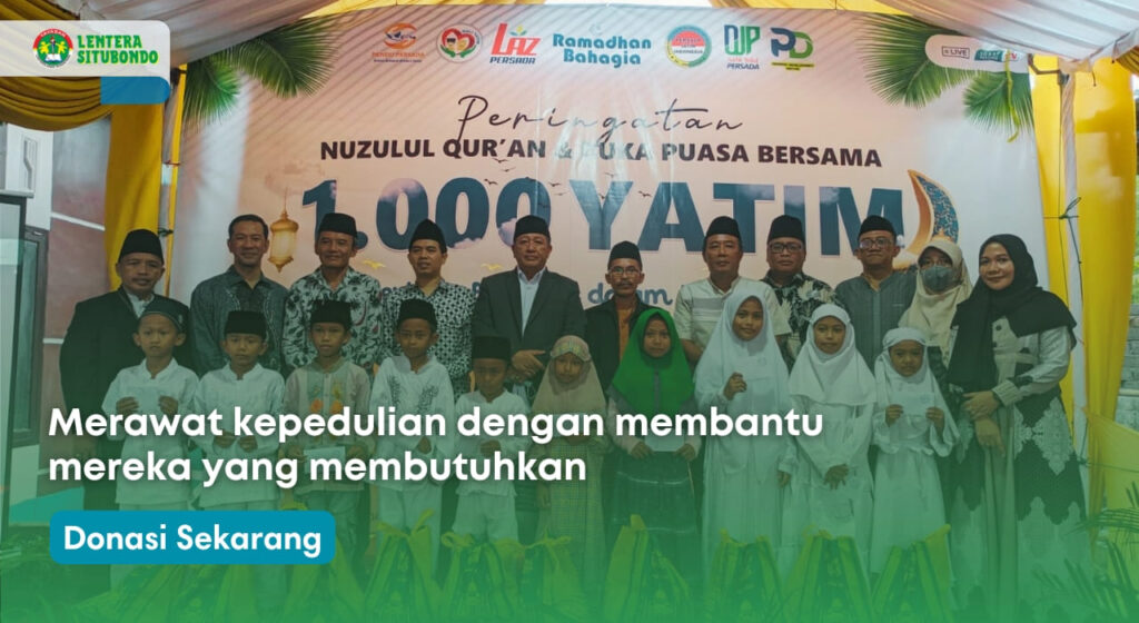 Membantu anak yatim piatu